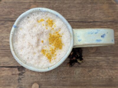 Turmeric Chai in Ceramic Mug