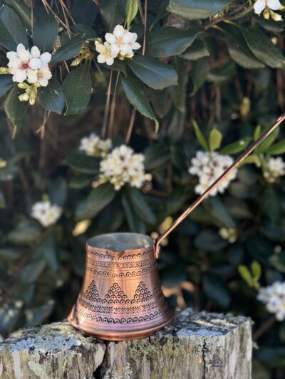 Chai Pot Copper Pattern right side