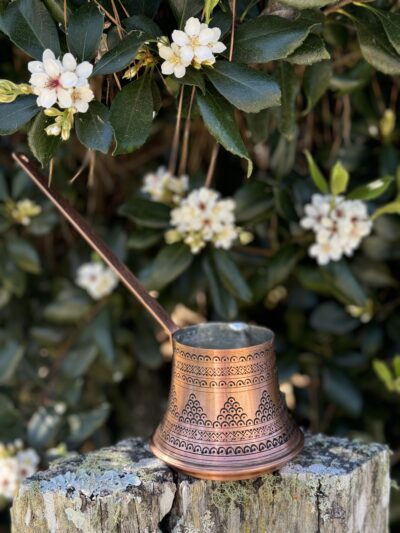 Chai Pot Copper Pattern right side